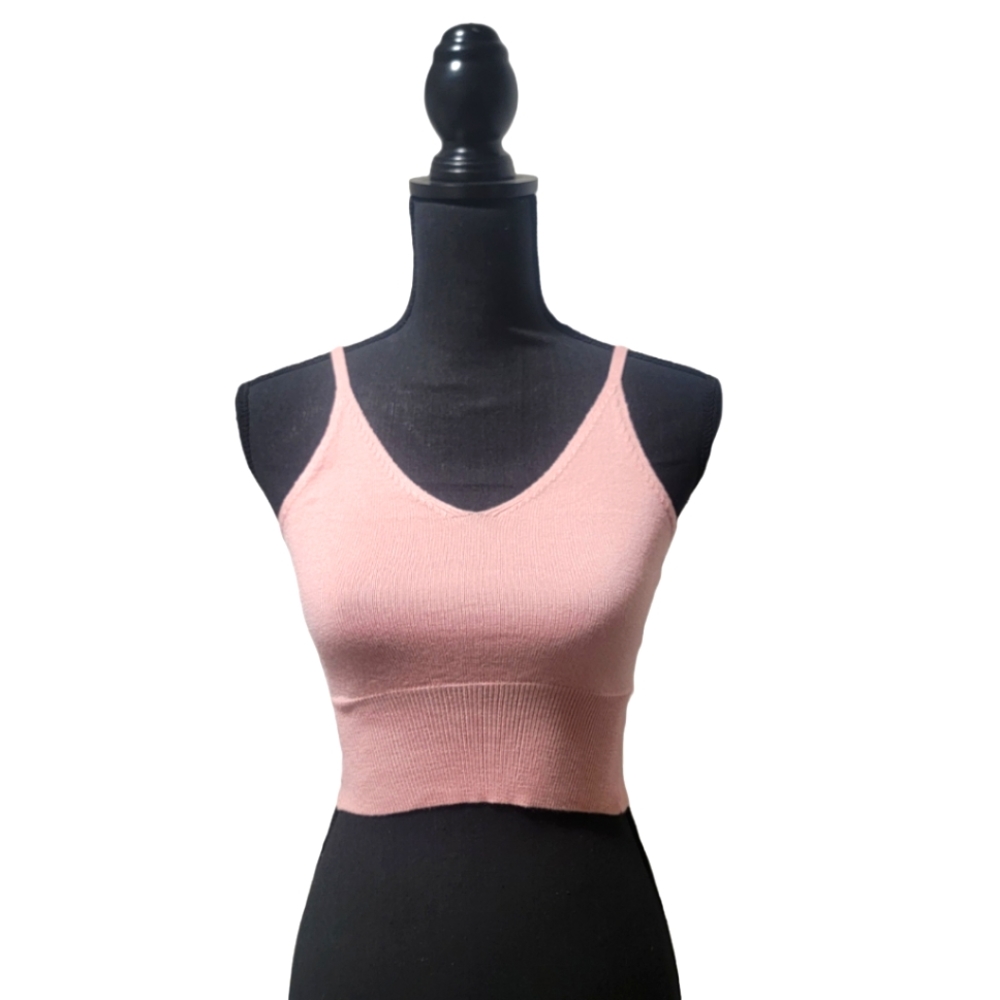 Pink Cropped Top Size S